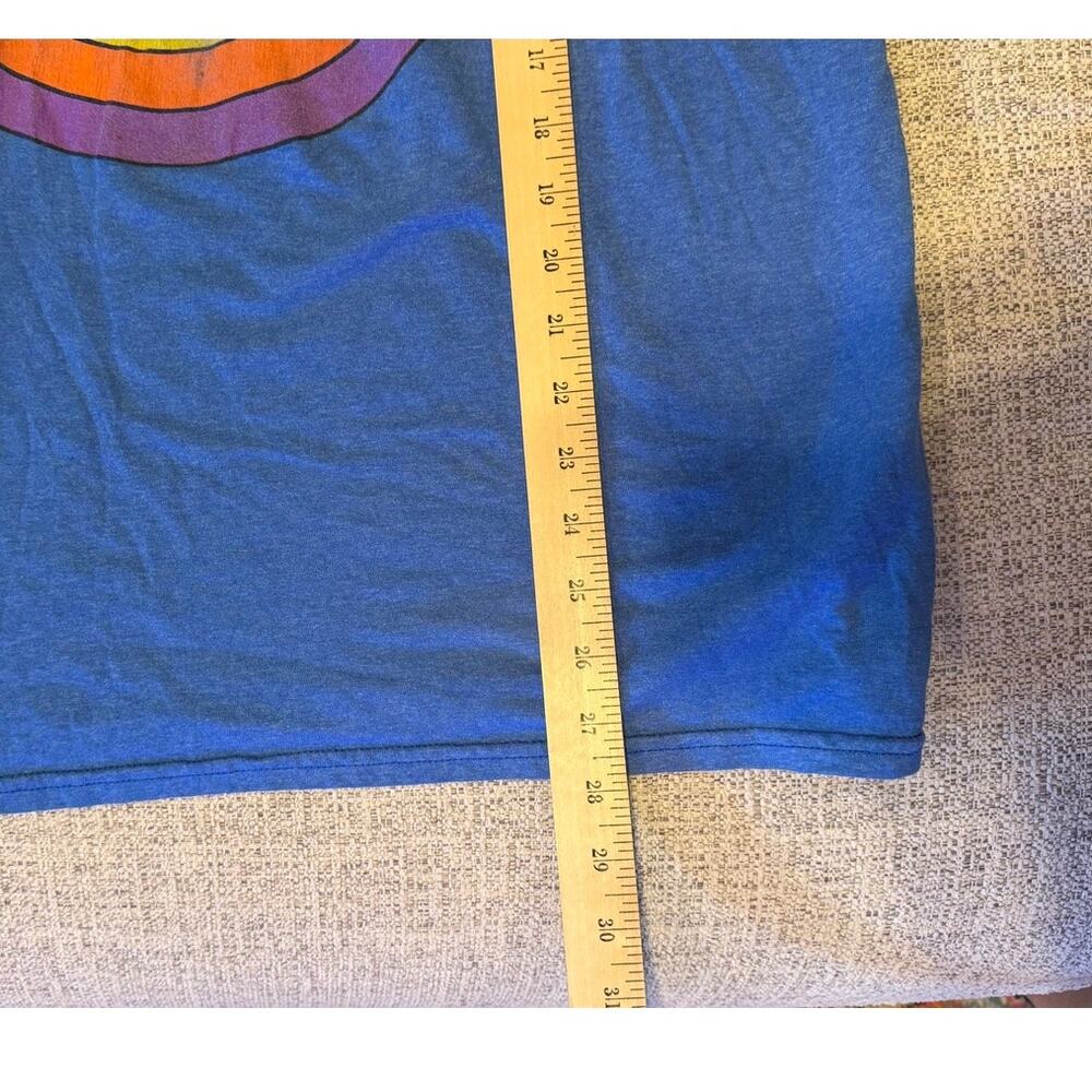 Looney Tunes Graphic T-Shirt Blue Short Sleeve Crew Neck Characters Adult XL - Picture 5 of 7